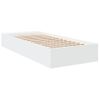 Cama Individual | Cama Para Adultos | Estructura De Cama Madera De Ingeniería Blanca 90x200 Cm Cfw22999