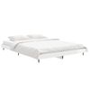 Cama Matrimonial | Cama Para Adultos | Estructura De Cama Madera Contrachapada Blanco Brillo 135x190cm Cfw919988