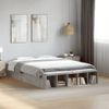 Cama Matrimonial | Cama Para Adultos | Estructura De Cama Madera De Ingeniería Gris Hormigón 120x190cm Cfw75938