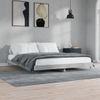 Cama Matrimonial | Cama Para Adultos | Estructura De Cama Madera Contrachapada Gris Hormigón 120x200cm Cfw544851