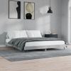 Cama Matrimonial | Cama Para Adultos | Estructura De Cama Madera Contrachapada Gris Hormigón 120x200cm Cfw754811