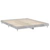 Cama Matrimonial | Cama Para Adultos | Estructura De Cama Madera Contrachapada Gris Hormigón 120x200cm Cfw754811