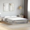 Cama Matrimonial | Cama Para Adultos | Estructura De Cama Madera De Ingeniería Gris Hormigón 135x190cm Cfw82414