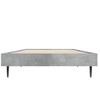 Cama Individual | Cama Para Adultos | Estructura De Cama Madera Contrachapada Gris Hormigón 75x190 Cm Cfw472056