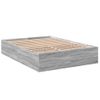 Cama Matrimonial | Cama Para Adultos | Estructura De Cama Madera De Ingeniería Gris Sonoma 120x200 Cm Cfw40597