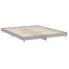 Cama Matrimonial | Cama Para Adultos | Estructura De Cama Madera Contrachapada Gris Sonoma 120x200 Cm Cfw448823