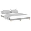 Cama Matrimonial | Cama Para Adultos | Estructura De Cama Madera Contrachapada Gris Sonoma 120x200 Cm Cfw738727