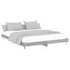 Cama Matrimonial | Cama Para Adultos | Estructura De Cama Madera Contrachapada Gris Sonoma 120x200 Cm Cfw246708