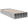 Cama Individual | Cama Para Adultos | Estructura De Cama Madera De Ingeniería Gris Sonoma 75x190 Cm Cfw24286