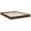 Cama Matrimonial | Cama Para Adultos | Estructura De Cama Madera De Ingeniería Marrón Roble 150x200 Cm Cfw61214