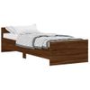 Cama Individual | Cama Para Adultos | Estructura De Cama Madera De Ingeniería Marrón Roble 75x190 Cm Cfw862731