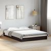 Cama Matrimonial | Cama Para Adultos | Estructura De Cama Madera De Ingeniería Negra 135x190 Cm Cfw66527