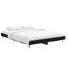 Cama Matrimonial | Cama Para Adultos | Estructura De Cama Madera Contrachapada Negra 135x190 Cm Cfw408512