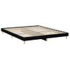 Cama Matrimonial | Cama Para Adultos | Estructura De Cama Madera Contrachapada Negra 150x200 Cm Cfw450037