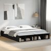 Cama Matrimonial | Cama Para Adultos | Estructura De Cama Madera De Ingeniería Negra 180x200 Cm Cfw64684