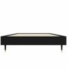 Cama Individual | Cama Para Adultos | Estructura De Cama Madera Contrachapada Negra 75x190 Cm Cfw601517