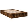 Cama Matrimonial | Cama Para Adultos | Estructura De Cama Madera De Ingeniería Roble Ahumado 160x200cm Cfw10469