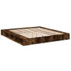 Cama Matrimonial | Cama Para Adultos | Estructura De Cama Madera De Ingeniería Roble Ahumado 180x200cm Cfw37021