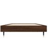 Cama Individual | Cama Para Adultos | Estructura De Cama Madera Contrachapada Roble Marrón 75x190 Cm Cfw240771