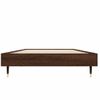 Cama Individual | Cama Para Adultos | Estructura De Cama Madera Contrachapada Roble Marrón 75x190 Cm Cfw804267