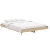 Cama Matrimonial | Cama Para Adultos | Estructura De Cama Madera Contrachapada Roble Sonoma 135x190 Cm Cfw601823