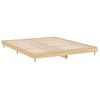 Cama Matrimonial | Cama Para Adultos | Estructura De Cama Madera Contrachapada Roble Sonoma 150x200 Cm Cfw894001