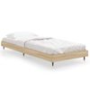 Cama Individual | Cama Para Adultos | Estructura De Cama Madera Contrachapada Roble Sonoma 75x190 Cm Cfw721905