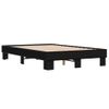 Cama Matrimonial | Cama Para Adultos | Estructura De Cama Madera De Ingeniería Y Metal Negro 120x200cm Cfw94683