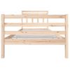 Cama Individual | Cama Para Adultos | Estructura De Cama Madera Maciza 100x200 Cm Cfw980941