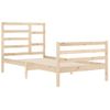 Cama Individual | Cama Para Adultos | Estructura De Cama Madera Maciza 100x200 Cm Cfw687679