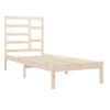 Cama Individual | Cama Para Adultos | Estructura De Cama Madera Maciza 100x200 Cm Cfw168410