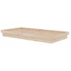 Cama Individual | Cama Para Adultos | Estructura De Cama Madera Maciza 100x200 Cm Cfw431960