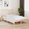 Cama Matrimonial | Cama Para Adultos | Estructura De Cama Madera Maciza 120x190 Cm Cfw503429