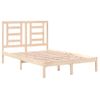 Cama Matrimonial | Cama Para Adultos | Estructura De Cama Madera Maciza 120x190 Cm Cfw503429