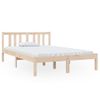 Cama Matrimonial | Cama Para Adultos | Estructura De Cama Madera Maciza 120x190 Cm Cfw609424