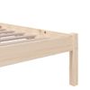 Cama Matrimonial | Cama Para Adultos | Estructura De Cama Madera Maciza 120x190 Cm Cfw609424