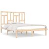 Cama Matrimonial | Cama Para Adultos | Estructura De Cama Madera Maciza 120x190 Cm Cfw719188