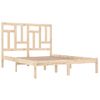 Cama Matrimonial | Cama Para Adultos | Estructura De Cama Madera Maciza 120x190 Cm Cfw719188