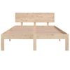 Cama Para Adultos | Estructura De Cama Madera Maciza 120x190 Cm Cfw298808