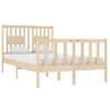 Cama Matrimonial | Cama Para Adultos | Estructura De Cama Madera Maciza 120x190 Cm Cfw558936