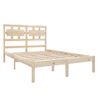 Cama Matrimonial | Cama Para Adultos | Estructura De Cama Madera Maciza 120x190 Cm Cfw390252