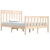 Cama Matrimonial | Cama Para Adultos | Estructura De Cama Madera Maciza 120x190 Cm Cfw987525