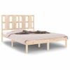 Cama Matrimonial | Cama Para Adultos | Estructura De Cama Madera Maciza 120x190 Cm Cfw412372