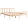 Cama Matrimonial | Cama Para Adultos | Estructura De Cama Madera Maciza 120x200 Cm Cfw613371