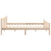 Cama Matrimonial | Cama Para Adultos | Estructura De Cama Madera Maciza 120x200 Cm Cfw613371