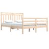 Cama Matrimonial | Cama Para Adultos | Estructura De Cama Madera Maciza 140x200 Cm Cfw229238