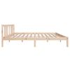 Cama Matrimonial | Cama Para Adultos | Estructura De Cama Madera Maciza 140x200 Cm Cfw229845