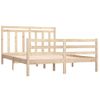 Cama Matrimonial | Cama Para Adultos | Estructura De Cama Madera Maciza 140x200 Cm Cfw571447