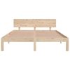 Cama Para Adultos | Estructura De Cama Madera Maciza 150x200 Cm Cfw163877