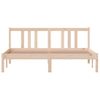 Cama Matrimonial | Cama Para Adultos | Estructura De Cama Madera Maciza 150x200 Cm Cfw768131